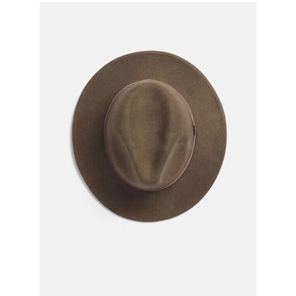 Will + Bear William Brown Wide Brim Wool Hat NWT $129 Size Medium - Picture 4 of 5